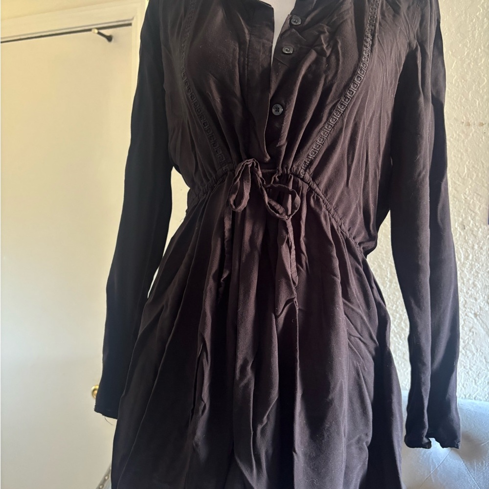 BCBG Black Fabric Material
